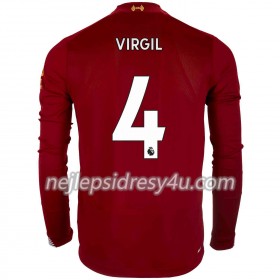 Fotbalové dres Liverpool Virgil van Dijk 4 Domácí 2019/20 Dlouhý Rukáv